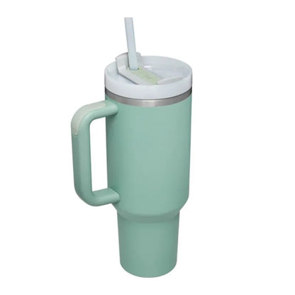 40 oz Tumbler with Handle and Straw Lid