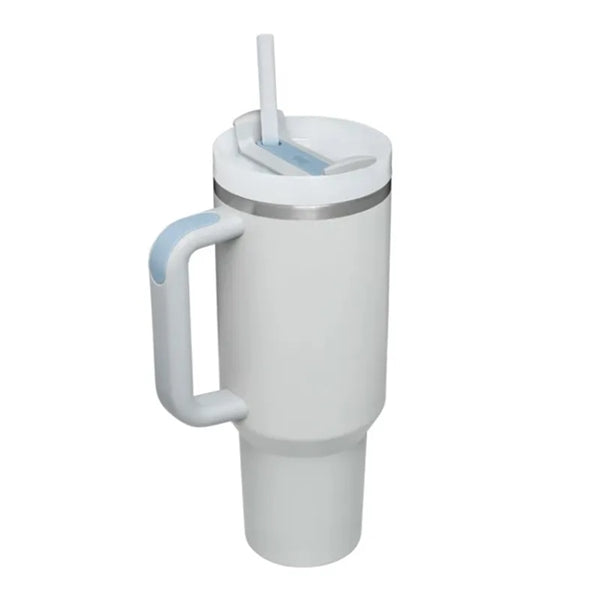 40 oz Tumbler with Handle and Straw Lid