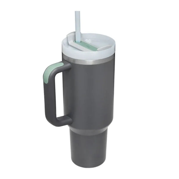 40 oz Tumbler with Handle and Straw Lid