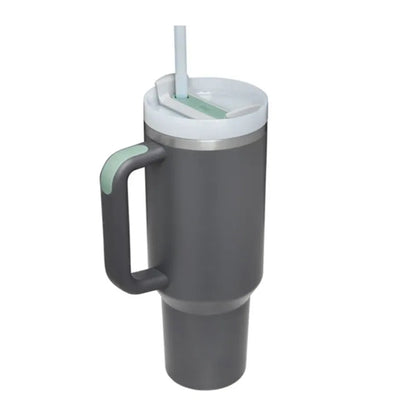 40 oz Tumbler with Handle and Straw Lid