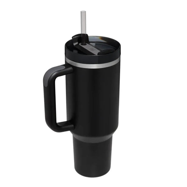 40 oz Tumbler with Handle and Straw Lid