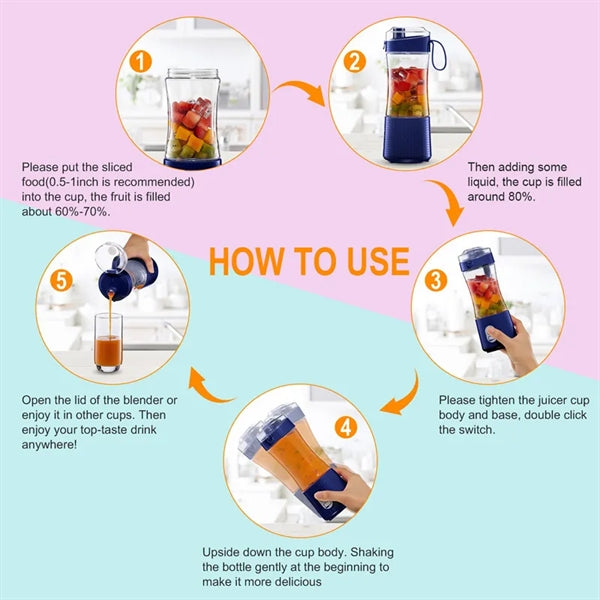 13Oz Portable Personal Size Blender