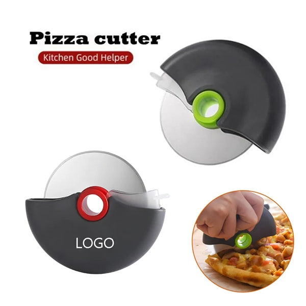Stainless Steel Handheld Round Rolling Pizza Cutter Wheel