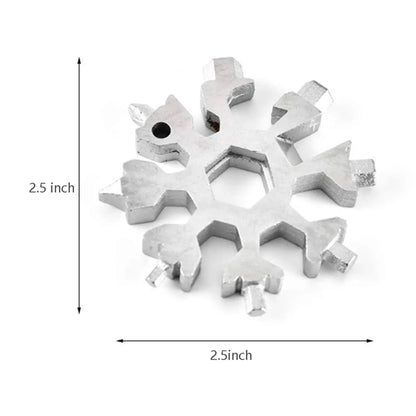 19-in-1 Stainless Steel Snow Keychain