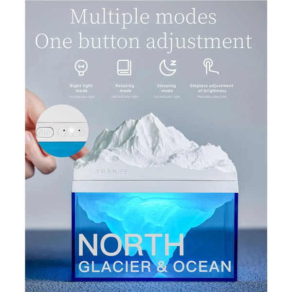 Decor Glacial Night Light Aromatherapy Diffuser
