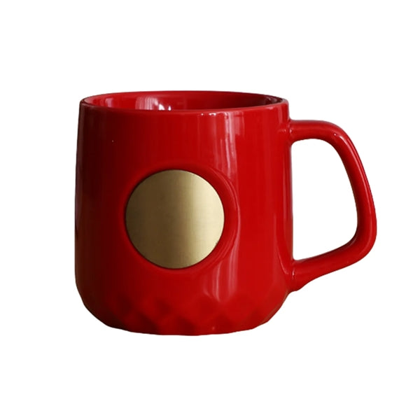 12.8 oz Bronze Medal Custom Ceramic Mug