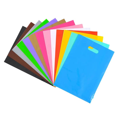 PE Plastic Die Cut Shopping Tote Bag