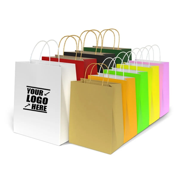 Kraft Paper Shopping Bag With Handle