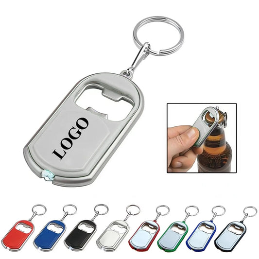 Bottle Opener Key Chain with LED Light