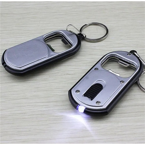 Bottle Opener Key Chain with LED Light