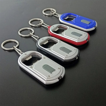 Bottle Opener Key Chain with LED Light