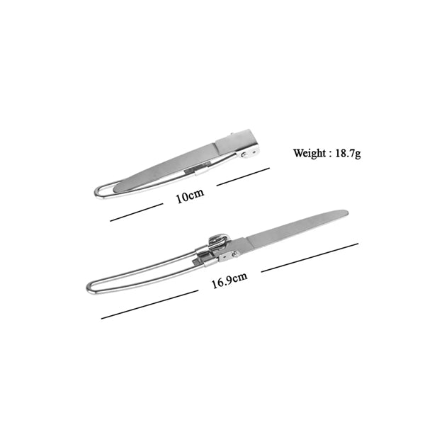 Foldable Travel 3-in-1 Utensils Set Spoon, Fork&Knife