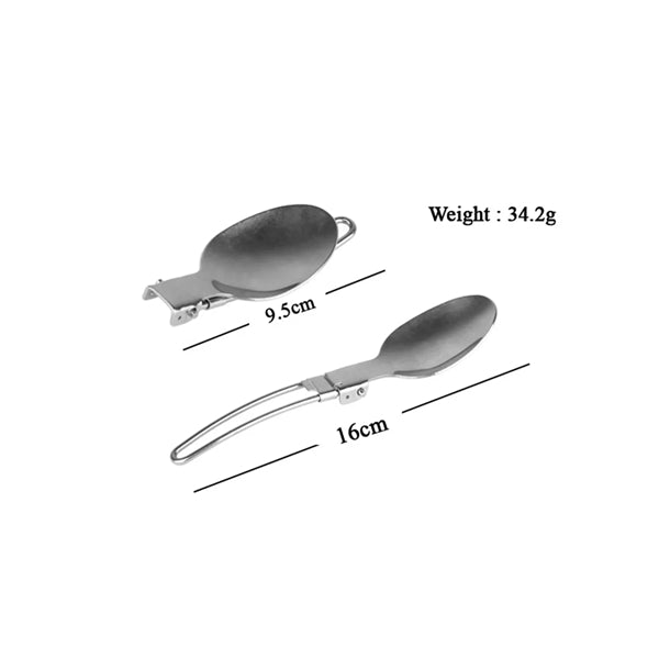 Foldable Travel 3-in-1 Utensils Set Spoon, Fork&Knife