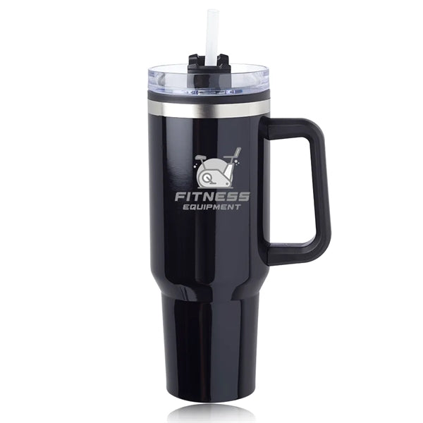 40 oz. Hugo Plastic Interior Stainless Steel Travel Mug