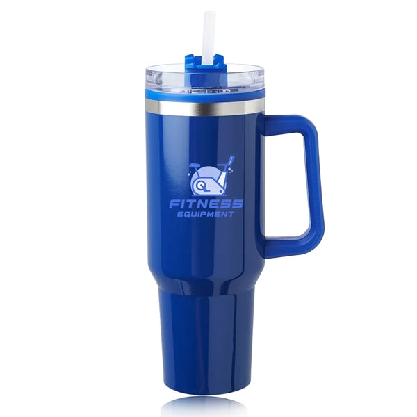 40 oz. Hugo Plastic Interior Stainless Steel Travel Mug