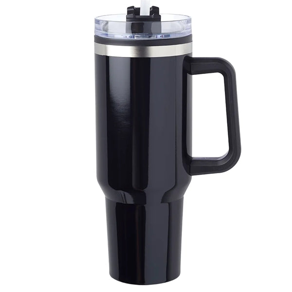 40 oz. Hugo Plastic Interior Stainless Steel Travel Mug