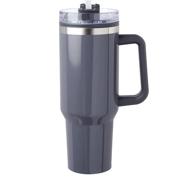 40 oz. Hugo Plastic Interior Stainless Steel Travel Mug