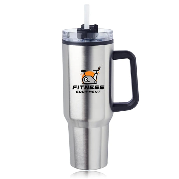 40 oz. Hugo Plastic Interior Stainless Steel Travel Mug