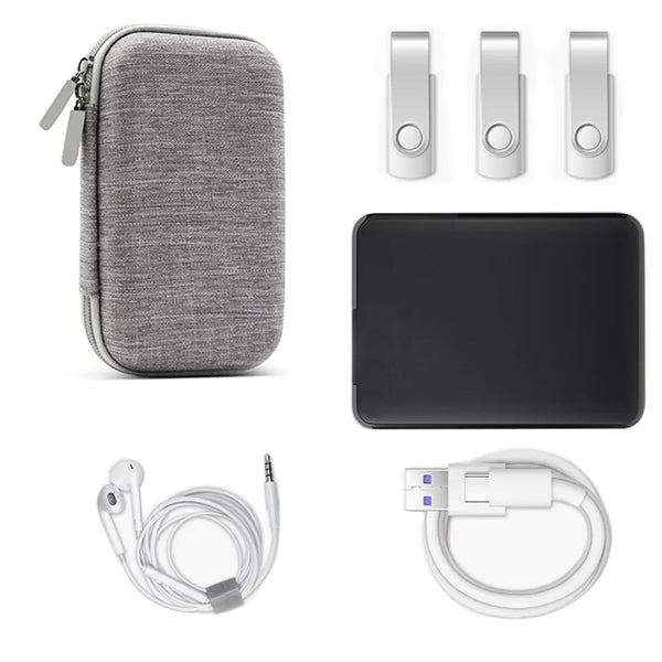 Hard Shell Cable Organizer Case