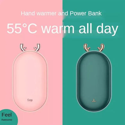 2-in-1 Portable Rechargeable Hand Warmer