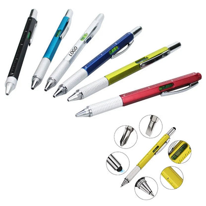 6 In 1 Multitool Pen With Ruler
