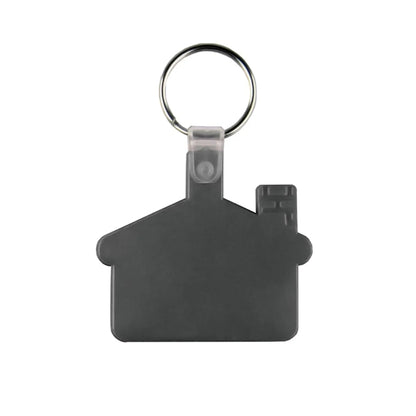 Personalized House Shape Plastic Key Tag