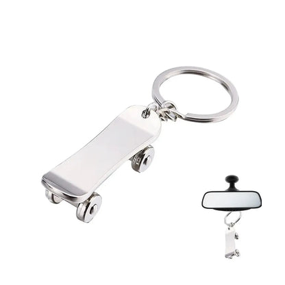 Mini Skateboard Key Chain