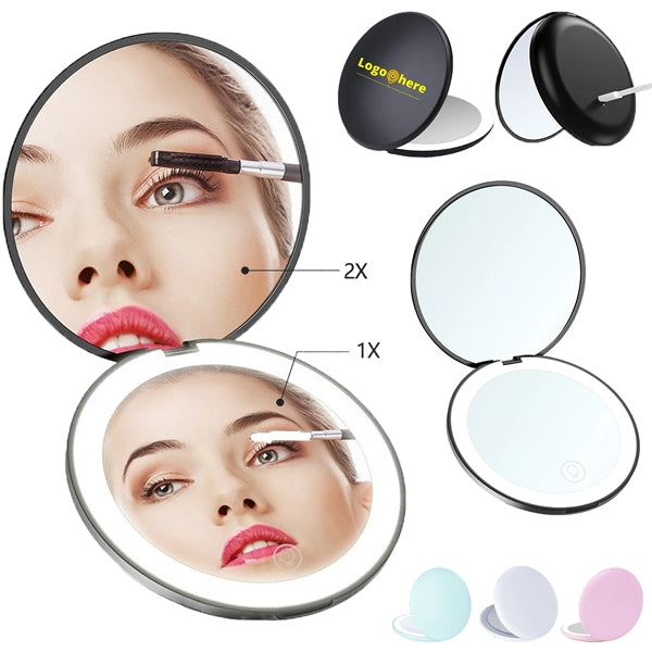 Compact Mirror With Light