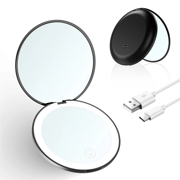 Compact Mirror With Light