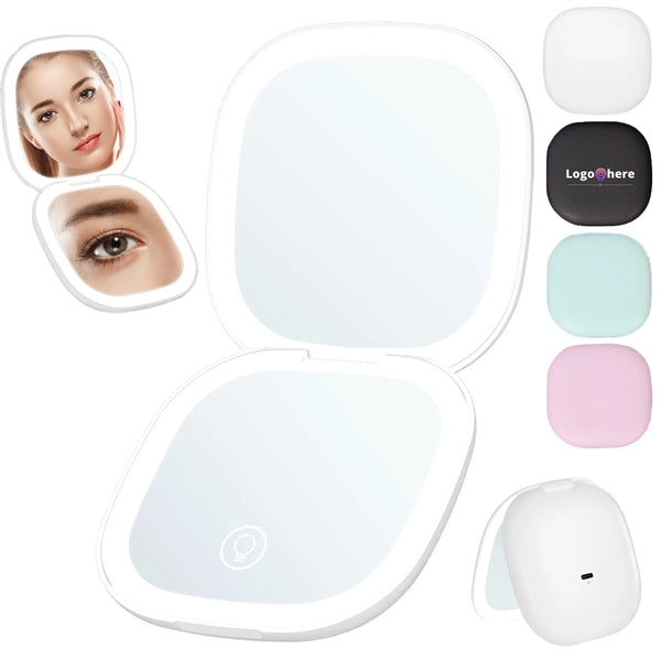 Lighted Travel Makeup Mirror