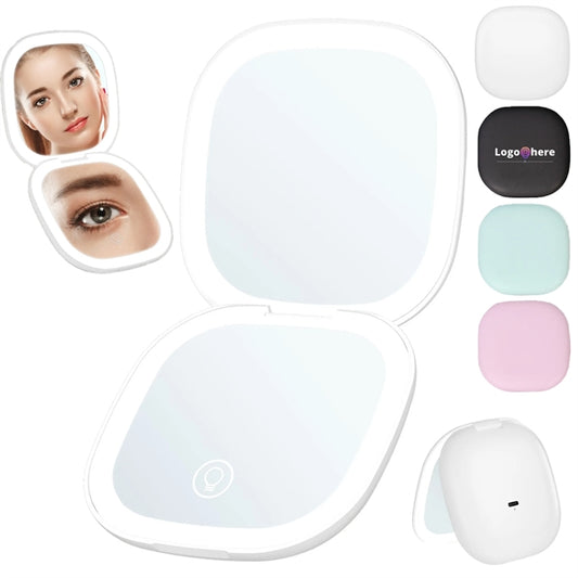 Lighted Travel Makeup Mirror
