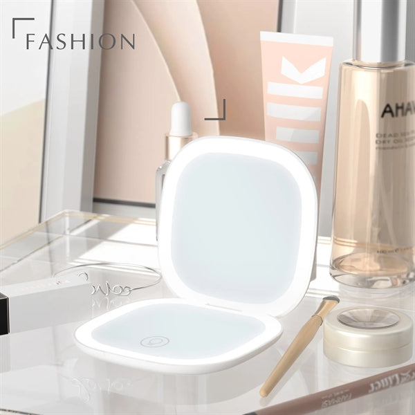 Lighted Travel Makeup Mirror