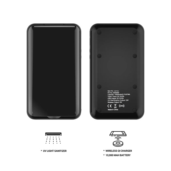 Samson Wireless Powerbank with UV Sterilizer 10,000Mah