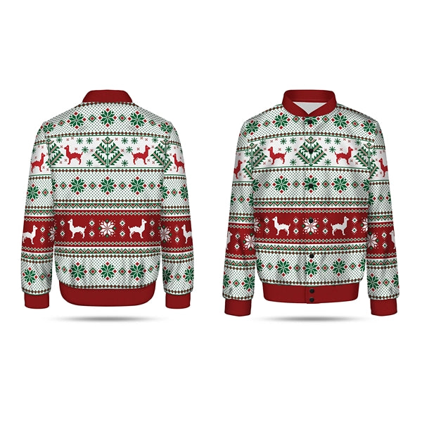 SUBLIMATED MEN'S VARSITY JACKET (Christmas Special)