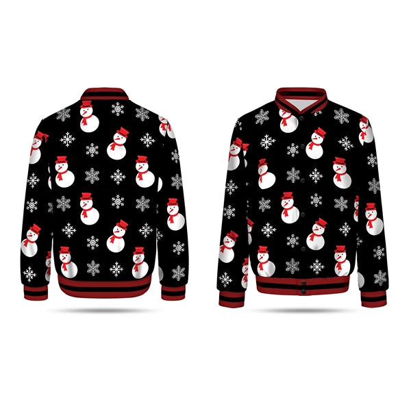SUBLIMATED MEN'S VARSITY JACKET (Christmas Special)