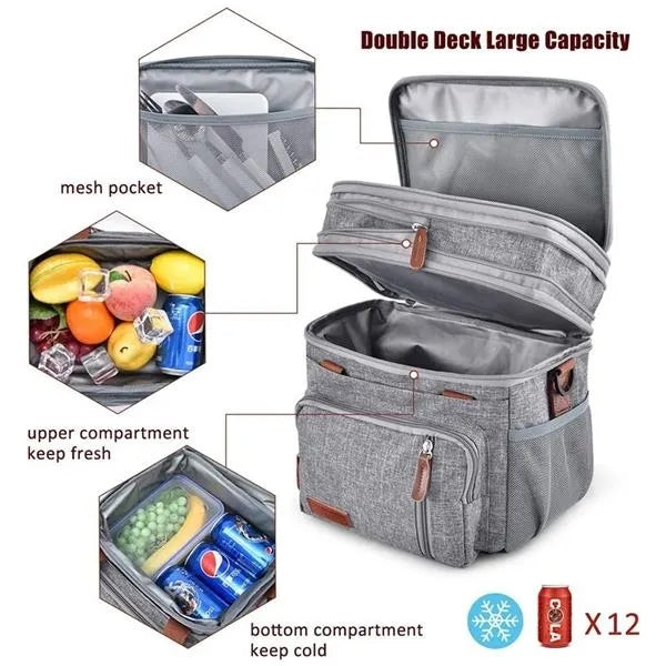 Double Deck Lunch Bag