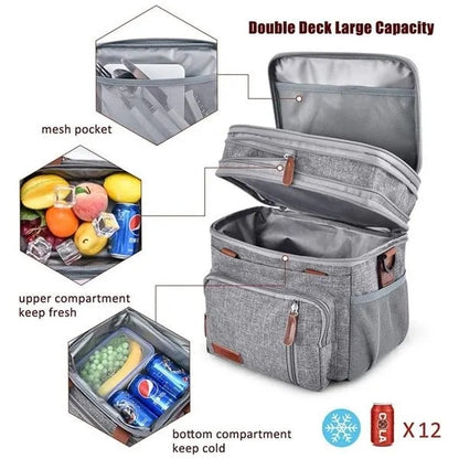 Double Deck Lunch Bag