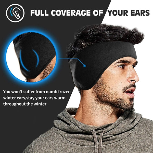 Winter Polar Fleece Ear Warmers Muffs Headband