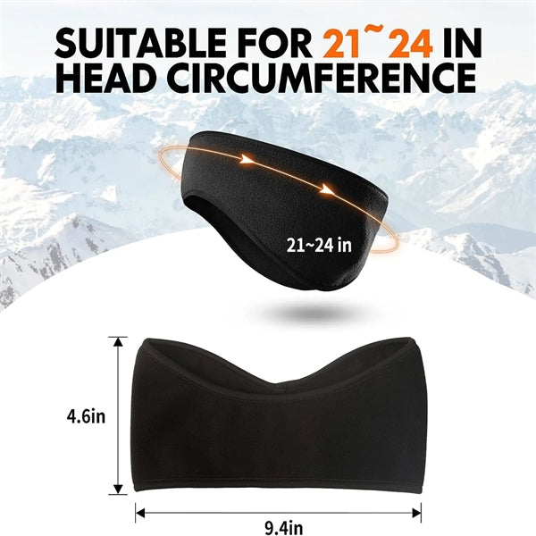 Winter Polar Fleece Ear Warmers Muffs Headband