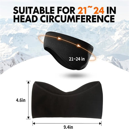 Winter Polar Fleece Ear Warmers Muffs Headband