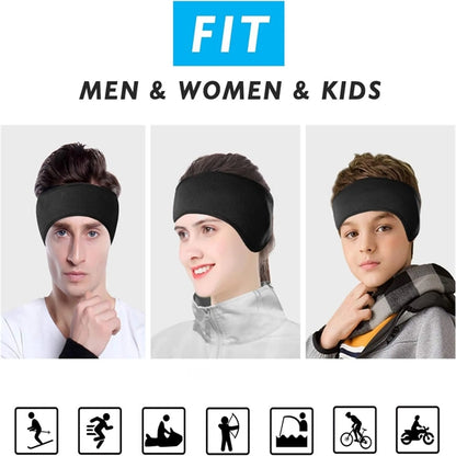 Winter Polar Fleece Ear Warmers Muffs Headband