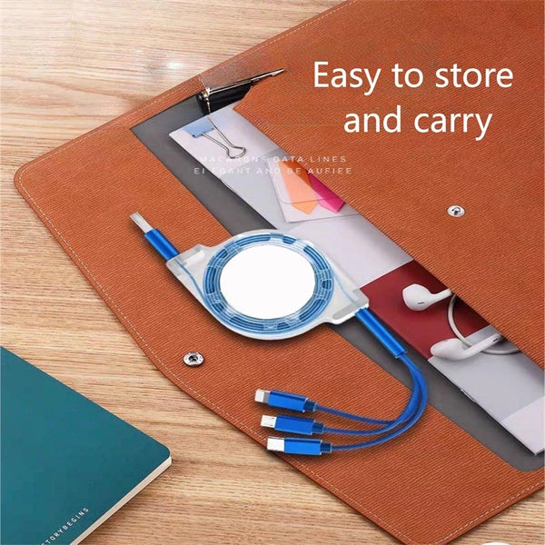 3 In 1 Retractable Multiple Charging Cable