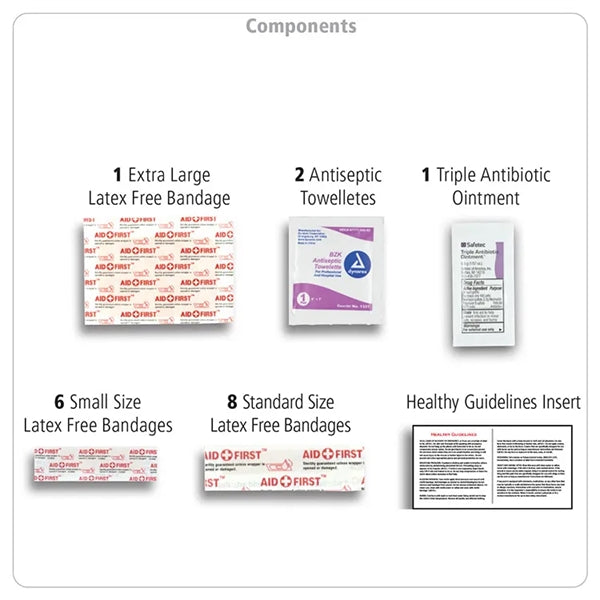 Medi 19 Piece First Aid Kit in Pouch