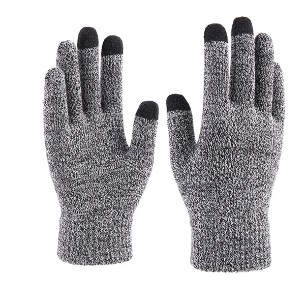 3 Finger Touch Friendly Thick Adult Warmth Gloves
