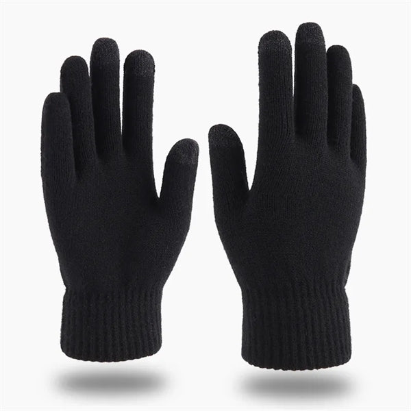 3 Finger Touch Friendly Thick Adult Warmth Gloves