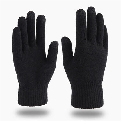 3 Finger Touch Friendly Thick Adult Warmth Gloves