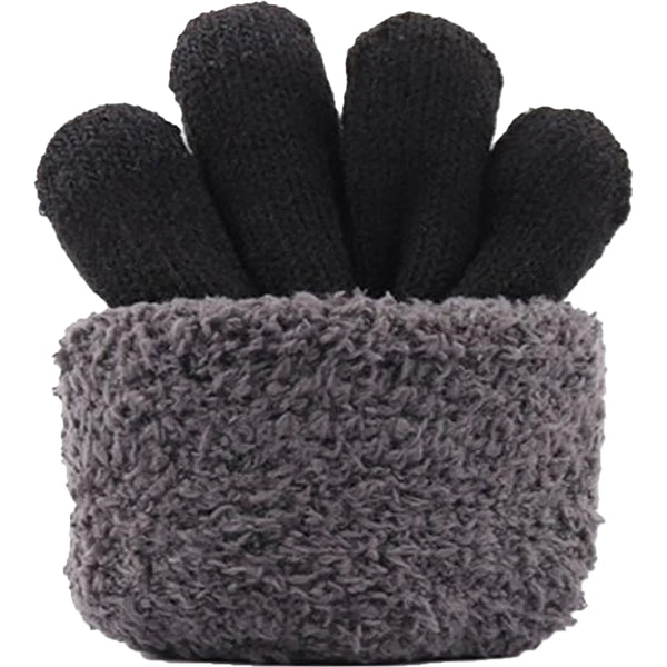3 Finger Touch Friendly Thick Adult Warmth Gloves