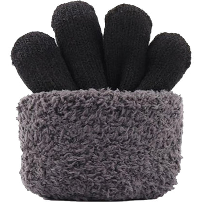 3 Finger Touch Friendly Thick Adult Warmth Gloves