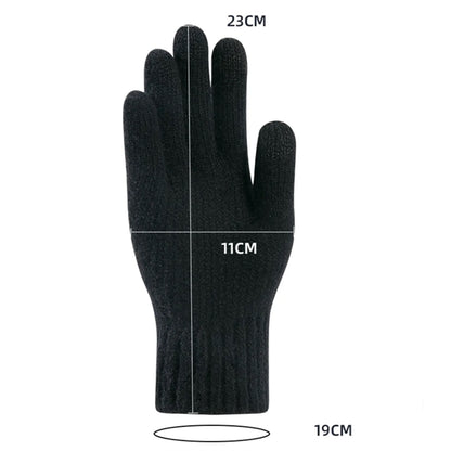 Thick Adult Gloves W/ 2 Finger Touch