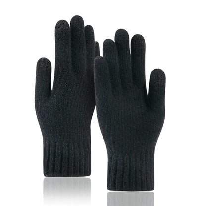 Thick Adult Gloves W/ 2 Finger Touch